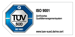 ISO 9001 Zertifiziertes Managementsystem